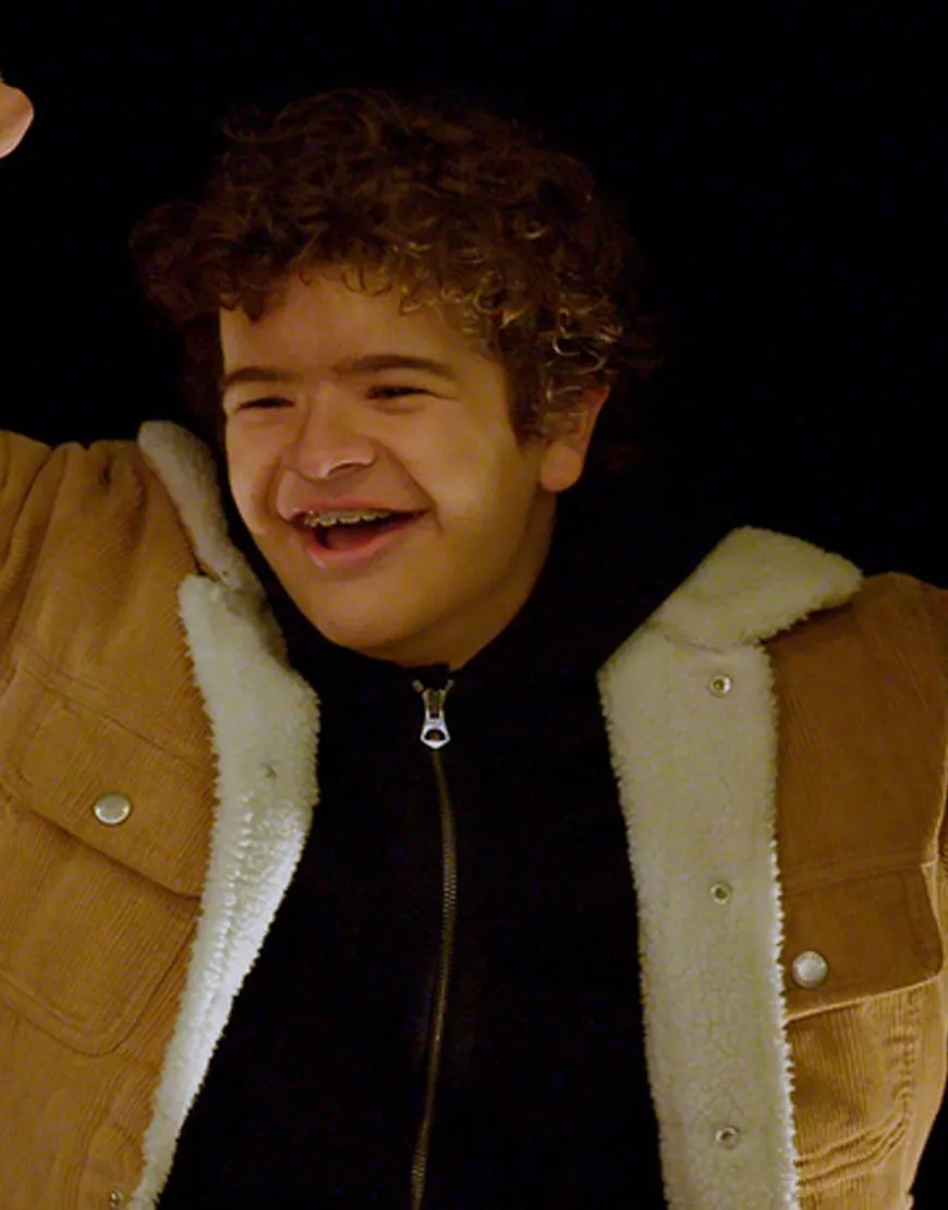 Prank Encounters Gaten Matarazzo Corduroy Jacket - ujackets