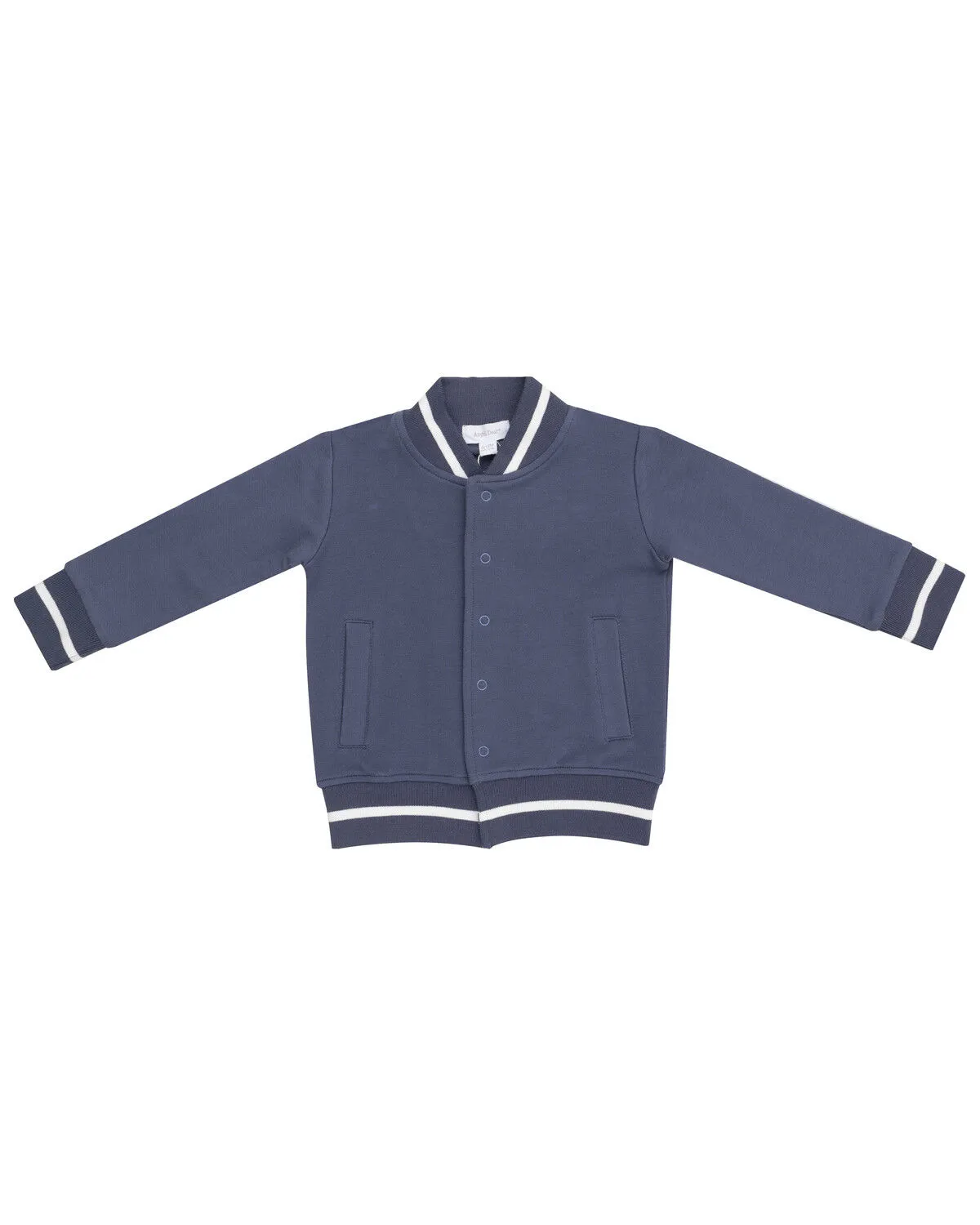 Product Name:  Angel Dear Infant Girls' Solid Snap Letterman Jacket