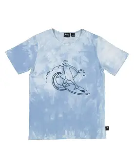 Radicool Dude Surfer Tee Blue Tie Dye