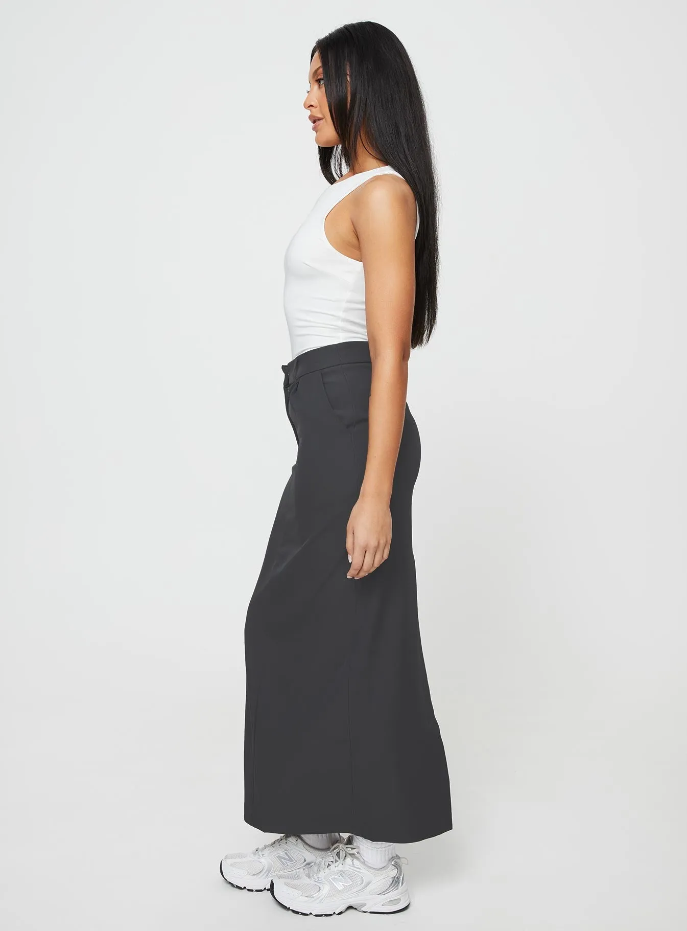 Raquel Maxi Skirt Slate