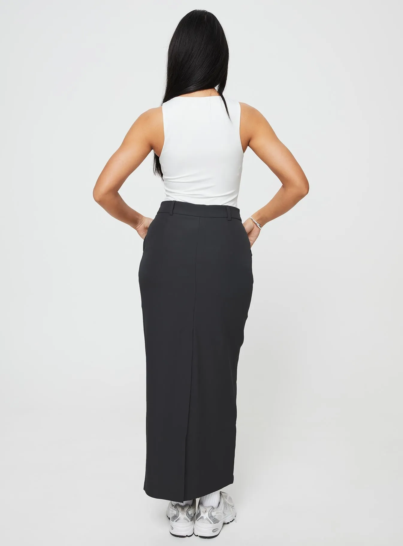 Raquel Maxi Skirt Slate