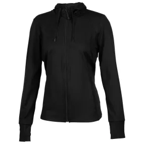 RBX Women's Double Peached Interlock Hooded Jacket with Vent Back Yoke