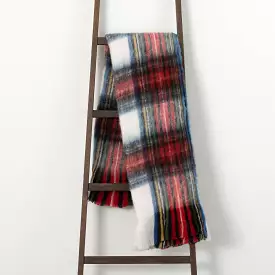 Red And Black Plaid Throw