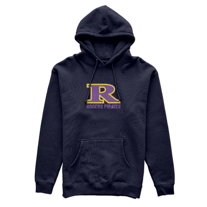 ROGERS PIRATES HOODED SWEATSHIRT SM