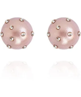 Saule Label Women's Pink / Purple Gaia Jet Petite Earrings In Noble Blush