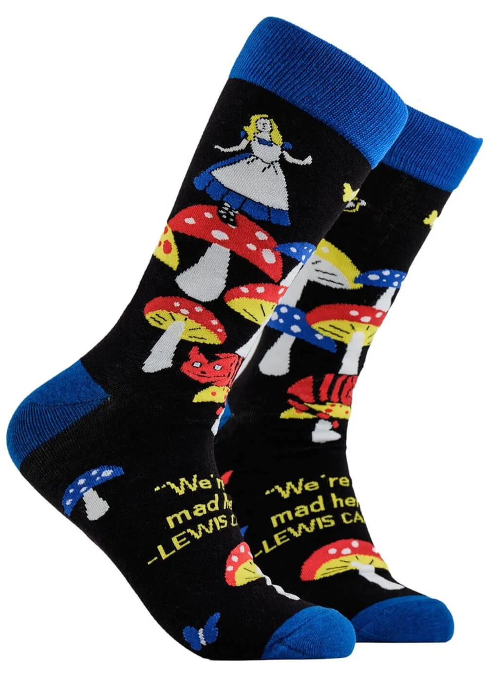 Soctopus Where's Wonder Land Socks Black