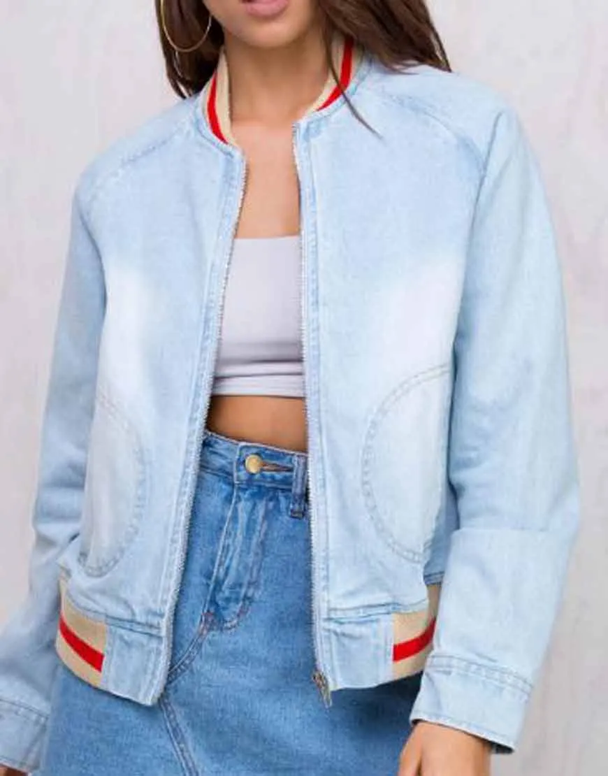 Somedays Lovin The Girlfriend Bomber Jacket | Ujackets.com - 40% OFF