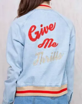 Somedays Lovin The Girlfriend Bomber Jacket | Ujackets.com - 40% OFF