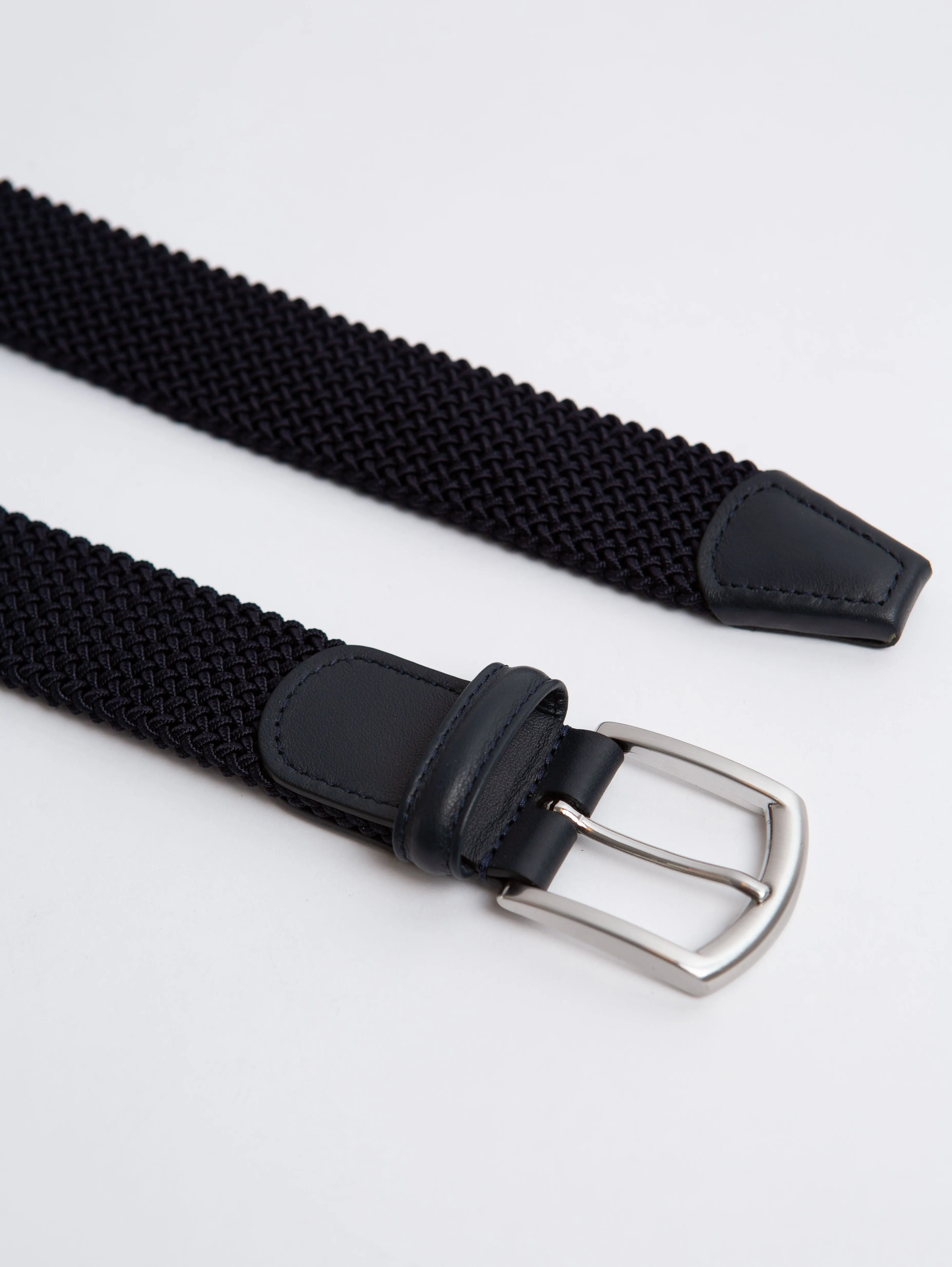 Stretch Tube Belt - Navy