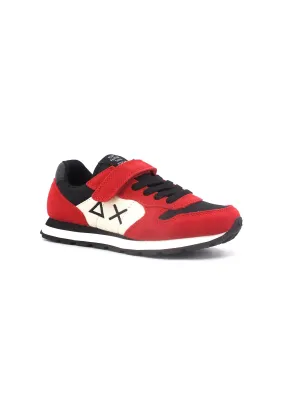 SUN68 Boy's Tom Color Sneaker Bimbo Rosso Z43307K