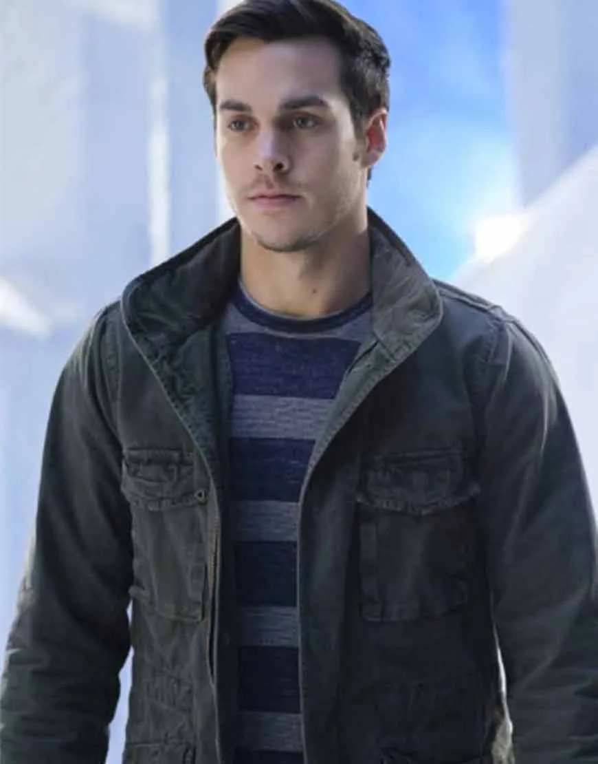 Supergirl S06 Chris Wood Cotton Jacket | Mon-El Black Jacket | Ujackets