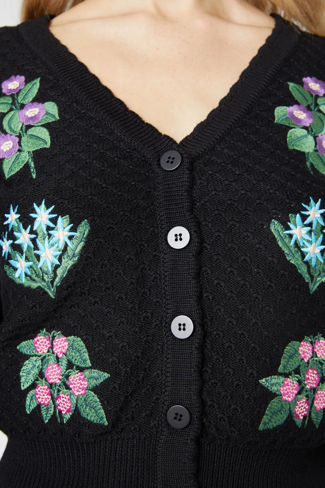 Sweet Garden Embroidered Cardi