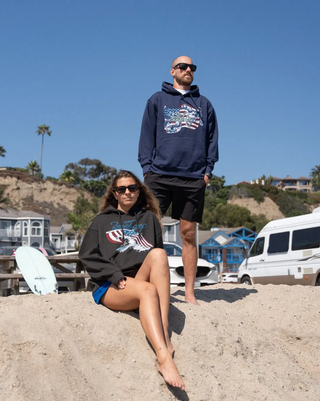 The Beach Boys X Jack's Flag Wave Pullover Hoodie