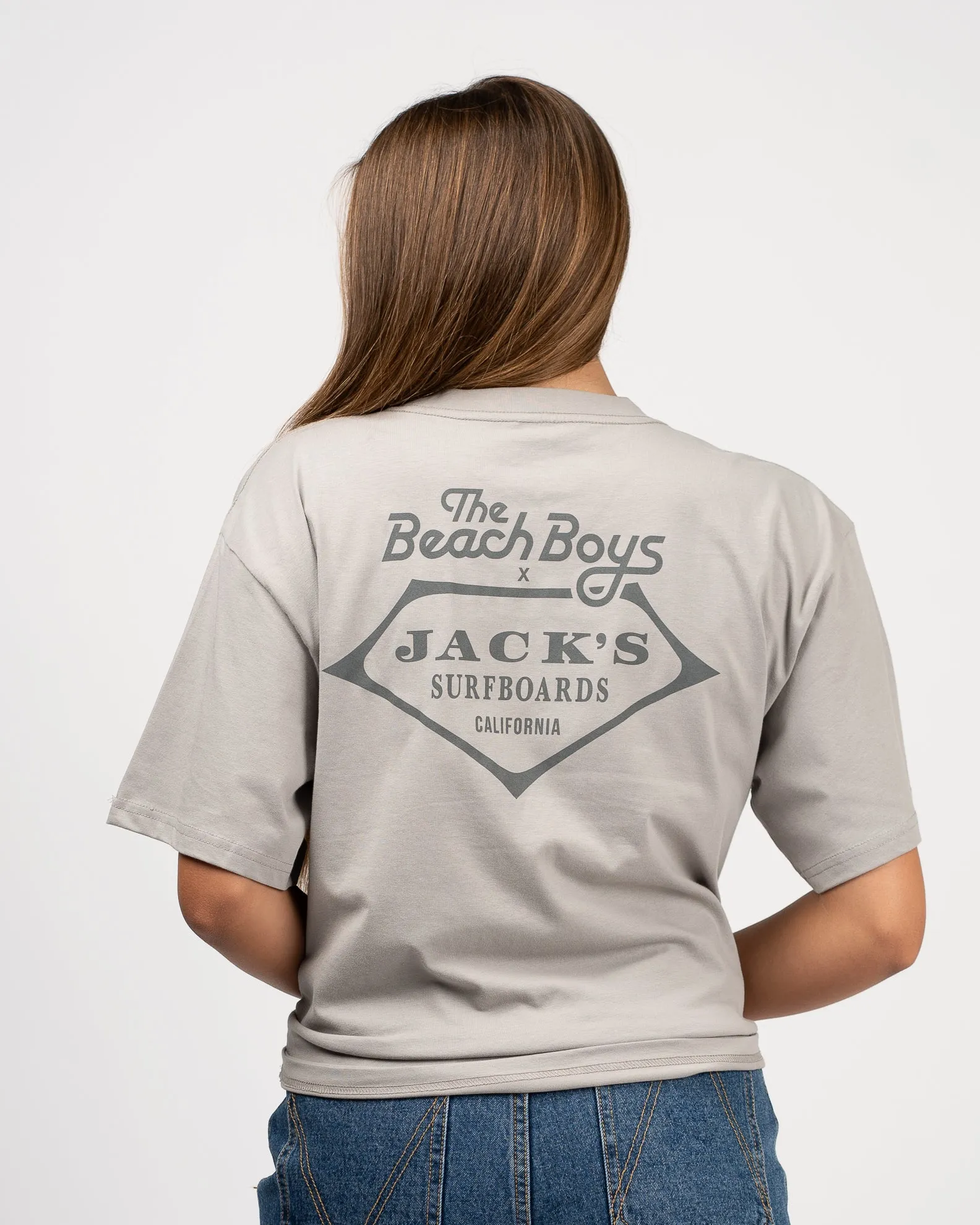 The Beach Boys x Jack's W Retro Beach Boys Boxy Top S/S Tee