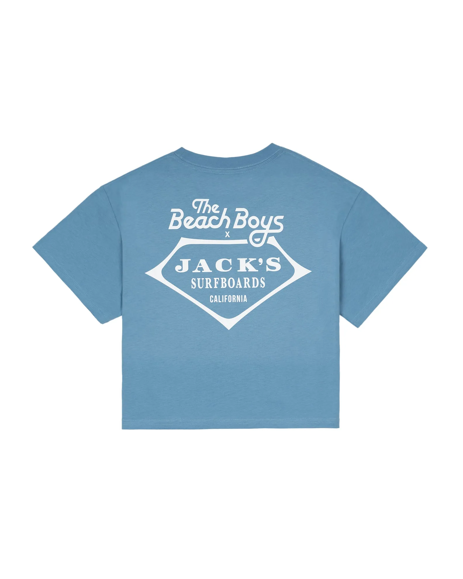 The Beach Boys x Jack's W Retro Beach Boys Crop Top S/S Tee