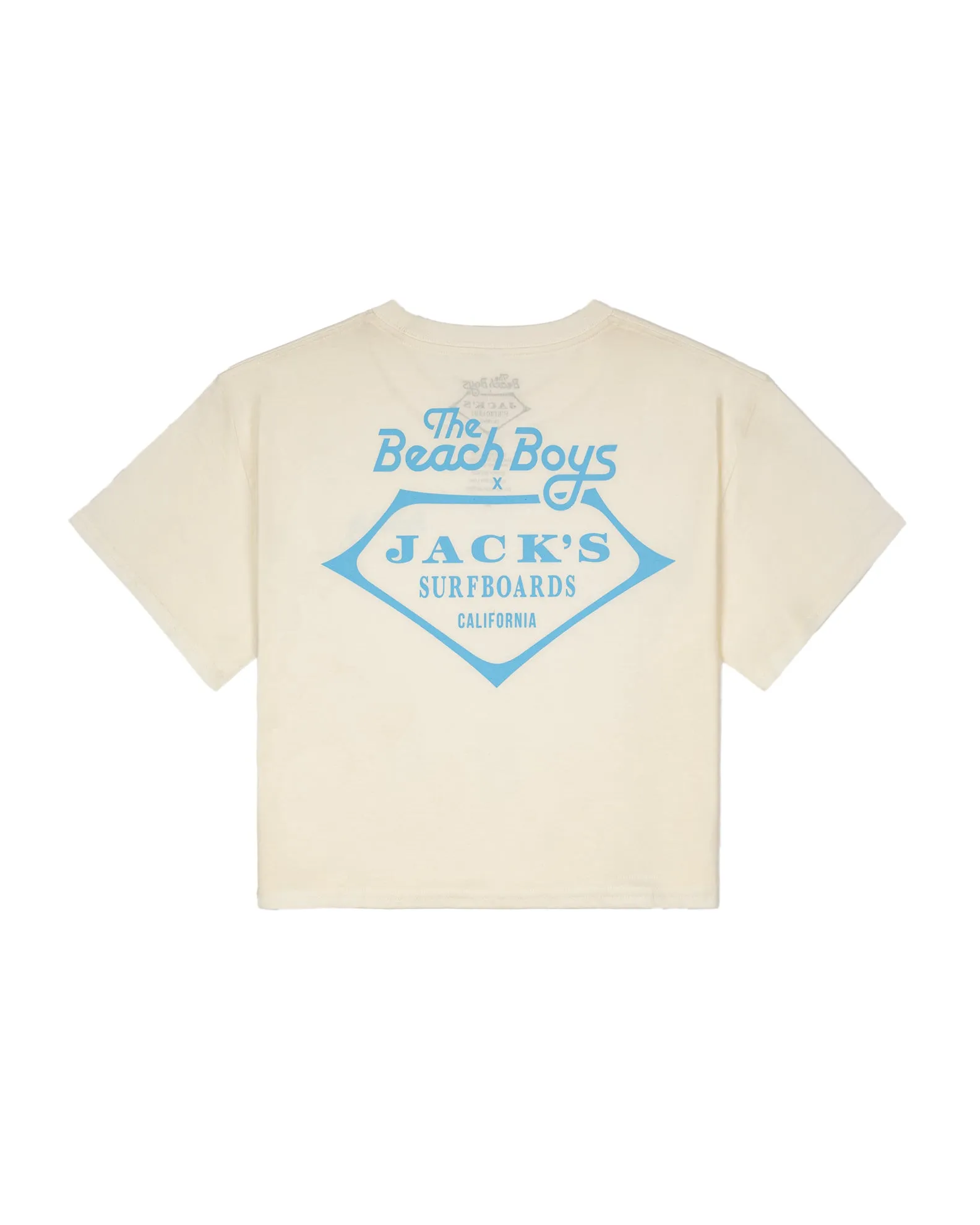 The Beach Boys x Jack's W Retro Beach Boys Crop Top S/S Tee