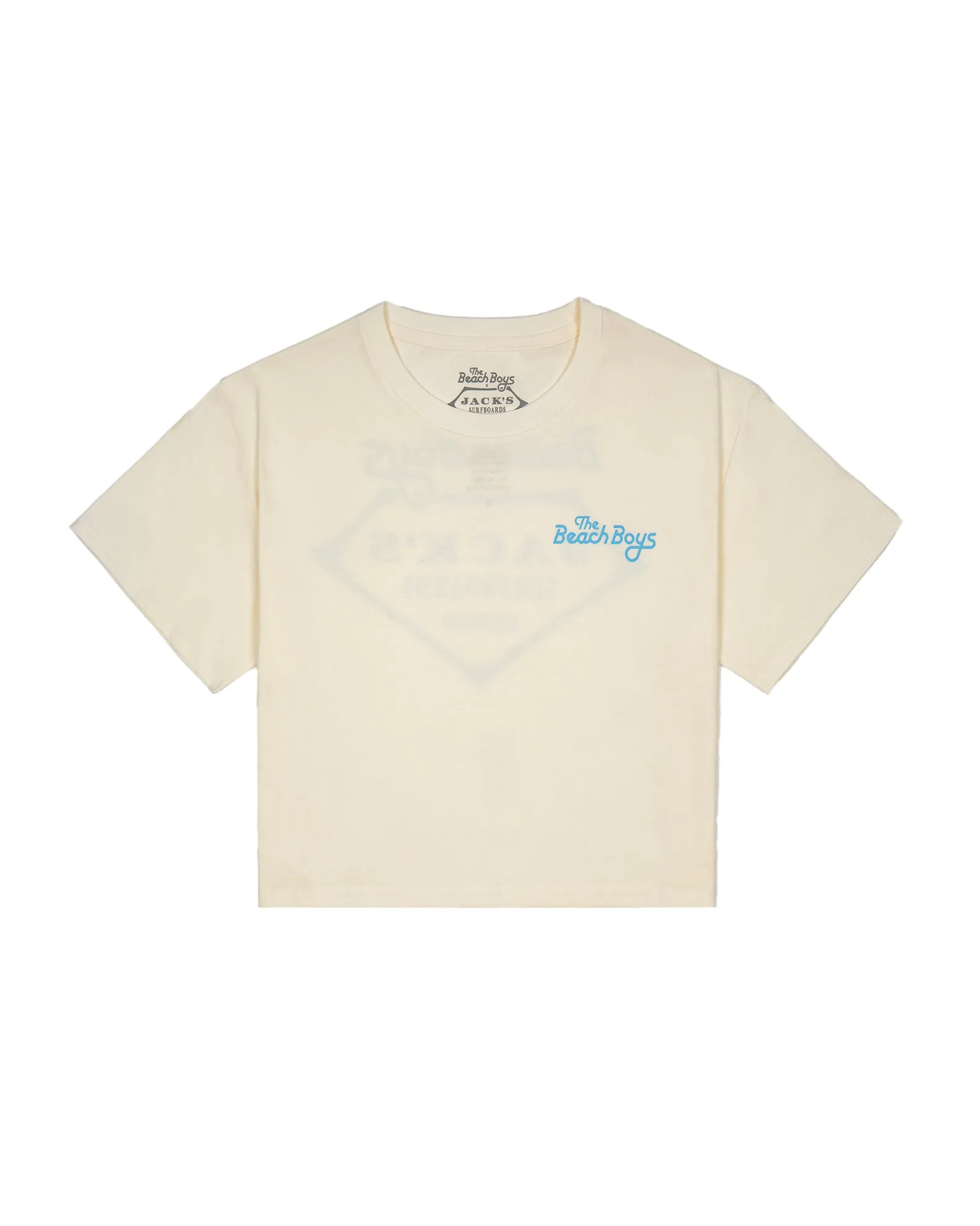 The Beach Boys x Jack's W Retro Beach Boys Crop Top S/S Tee