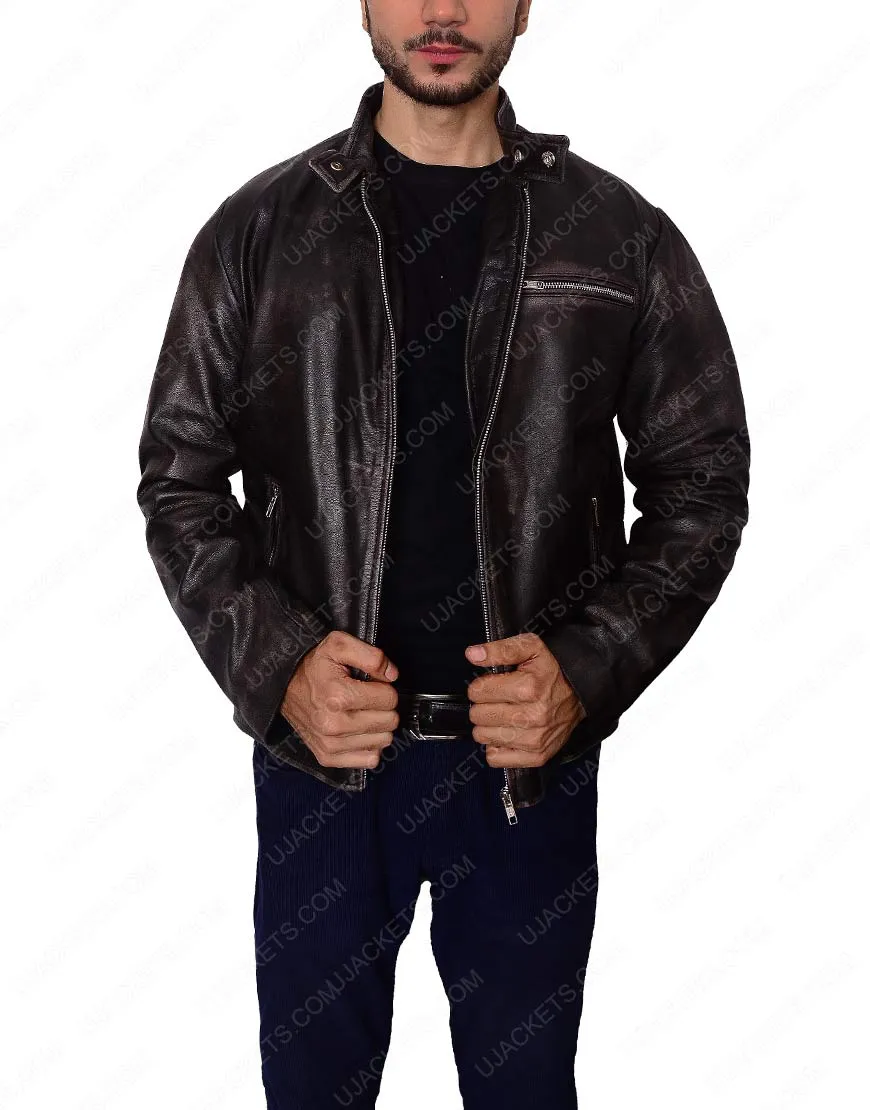 Tom Cruise Motorcycle Jacket - Biker Style Jacket For Mens