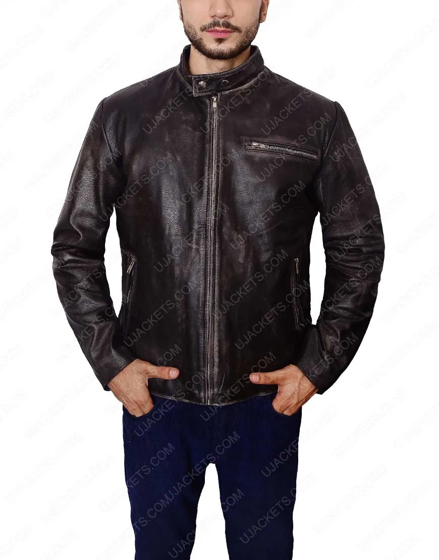 Tom Cruise Motorcycle Jacket - Biker Style Jacket For Mens