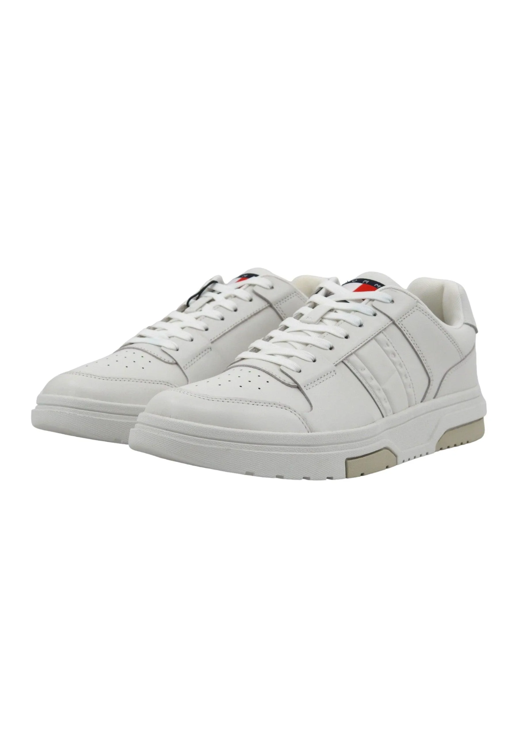 TOMMY HILFIGER The Brooklyn Sneaker Uomo Ecru Bianco EM0EM01283