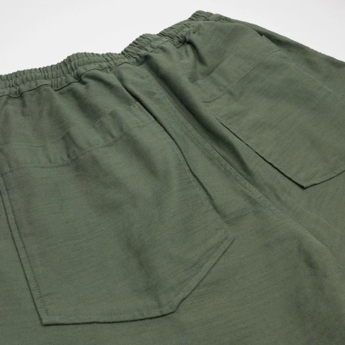 Universal Works - Hi Water Trouser Slub Sateen - Olive