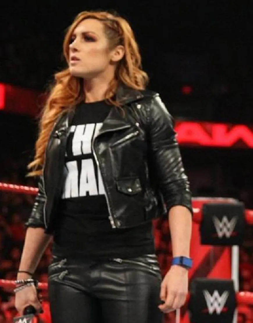 WWE Becky Lynch Black Leather Jacket | Ujackets.com - Get 50% OFF