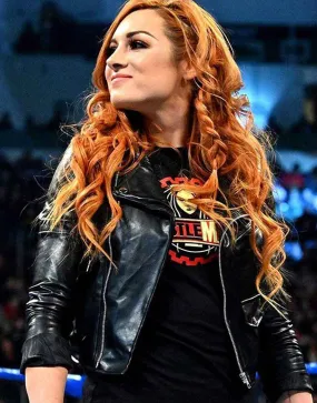 WWE Becky Lynch Black Leather Jacket | Ujackets.com - Get 50% OFF